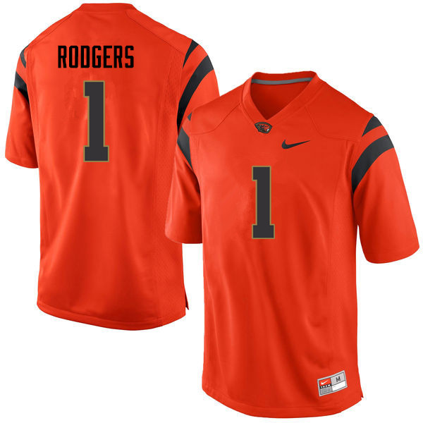 Youth Oregon State Beavers #1 Jacquizz Rodgers College Football Jerseys Sale-Orange - Click Image to Close